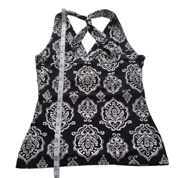 White House Black Market Signature Knits Twisted Back Straps Halter Top - Picture 9 of 12